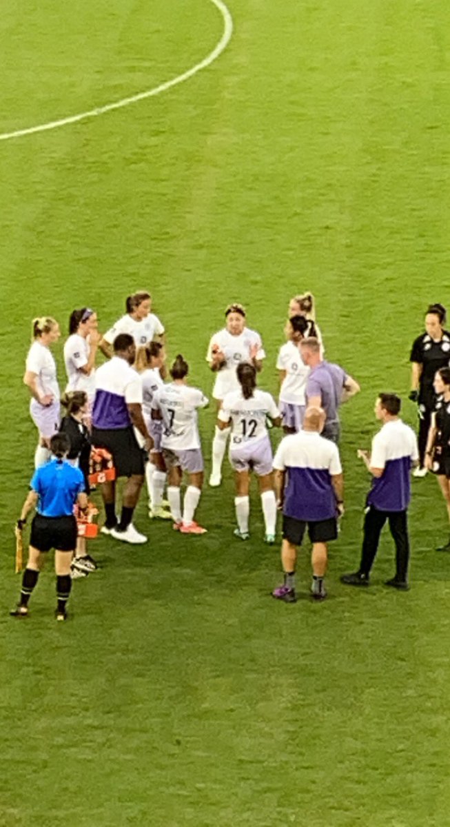 schrades87's tweet photo. @RacingLouFC discussing the shoot out. https://t.co/TXXsL1xSWo