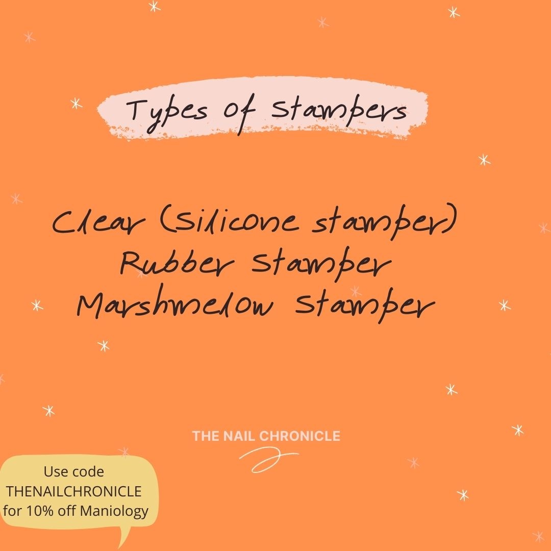 NailChronicle's tweet image. Did you know there are heaps of different types of stampers, all with their unique purpose. 

Watch my video "What is Nail Stamping?" to learn about the main types youtube.com/watch?v=2KQ_CQ…

#reversestamping #maniology #nailstamping #bloggerstribe #beautyblogging
