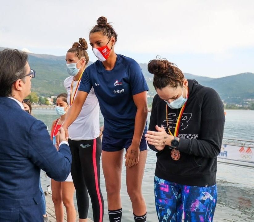 #NataciónenAguasAbiertas Ultra Maratón Swim Series FINA - Etapa 2 - Ohrid🇲🇰

<a href="/Pilargeijo/">Pilar Geijo</a> fue 3ª en la etapa de la Serie FINA de Ultramaratón, al completar los 25 Km en 5h47m21s40, por detrás de Cassignol🇫🇷 y Jouisse🇫🇷.

De esta forma obtuvo su 39ª medalla @fina1908 (13🥇 17🥈9🥉)