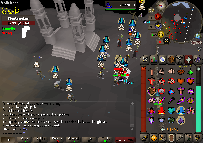 OSRS_VR's tweet photo. Violent Resolution Saturday PK

GF all especially Bloody Revs 💯

#VR

https://t.co/m7Jxf21UFC https://t.co/zuoMPWjQzU
