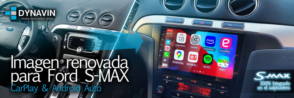 Dynavin España (@dynavinespana) on Twitter photo Tienes un Ford S-MAX... 
#carplay #androidauto #applecarplay  #caraudio  #upgrade #audio #bluetooth #turbo #carlifestyle #carstargram #dynavin #radio #customford #tunningford  #smax #pantallafordsmax #pantallasmax #pantallasmax #screenford #smaxcarplay #fordcarplay #pantallaford Tienes un Ford S-MAX... 
#carplay #androidauto #applecarplay  #caraudio  #upgrade #audio #bluetooth #turbo #carlifestyle #carstargram #dynavin #radio #customford #tunningford  #smax #pantallafordsmax #pantallasmax #pantallasmax #screenford #smaxcarplay #fordcarplay #pantallaford