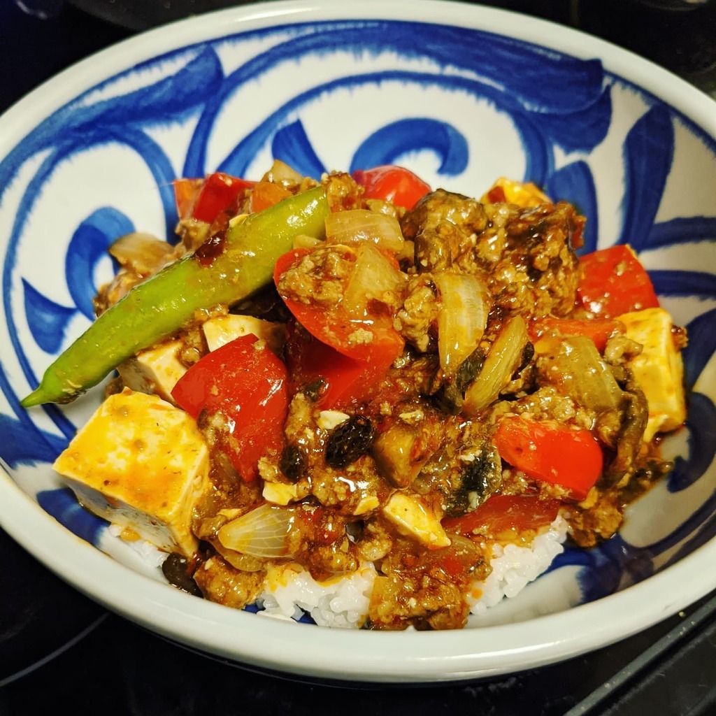 Amused_Jade's tweet photo. Mapo tofu, sort of.
#foodie  #foodiesofinstagram #foodpics #foodstagram #igfoodie https://t.co/4q4yXHIPhP https://t.co/VCBKJD9ErB