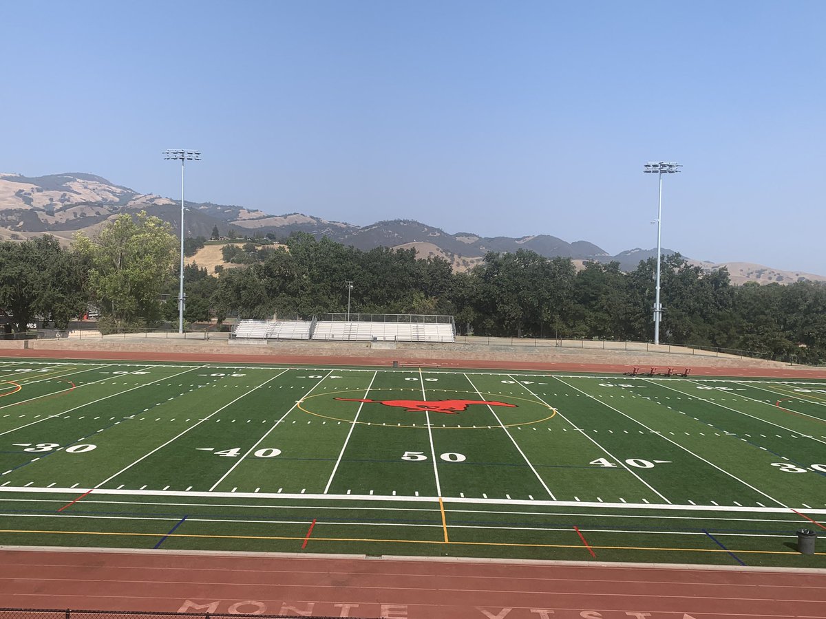 Excited for our students that get to use this beautiful new turf field.  Go Stangs! <a href="/MVHS_Football/">Monte Vista Football</a> @mv_cheerpom <a href="/MVMensLax/">MV Men's Lacrosse</a> <a href="/MVWomensSoccer/">MonteVista W.Soccer</a> <a href="/mvmenssoccer/">MVMensSoccer</a>