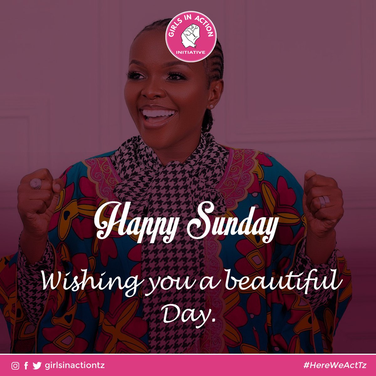 GIAInitiative's tweet photo. Have a nice Sunday
.
#HappySunday
#GirlsInActionTz 
#MsitiriMtotoWaKike 
#HereWeActTz https://t.co/i2SzjbbsjJ