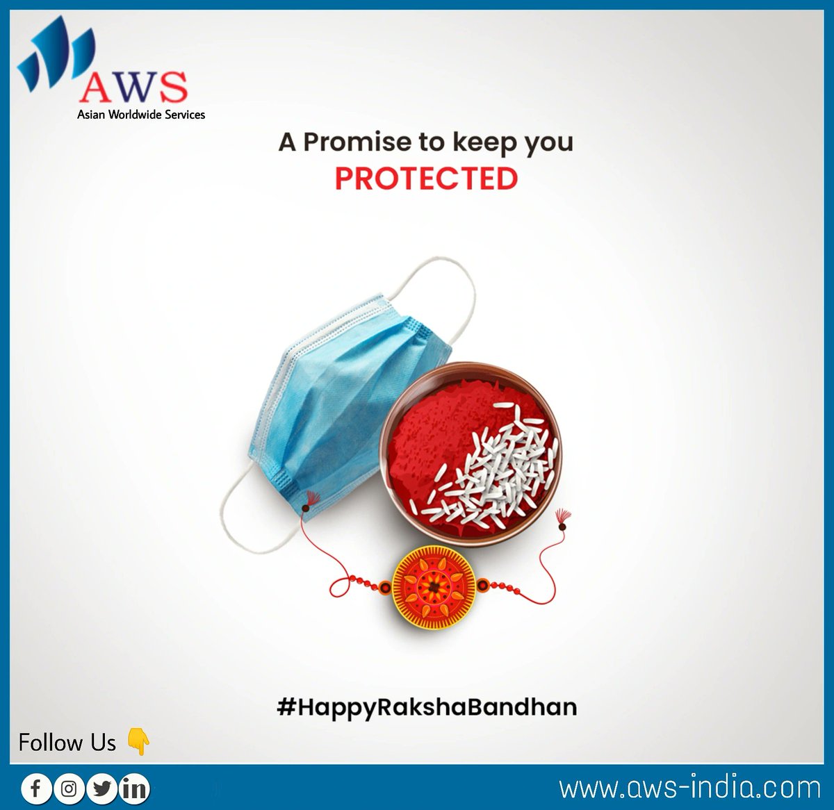#Rakhi is the sacred thread of love, trust and protection that connects sisters with brothers in a special bond.

#HappyRakshaBandhan #रक्षाबंधन #RakshaBandhan2021 #awsindia #FCL #LCL #WeServeWithCare