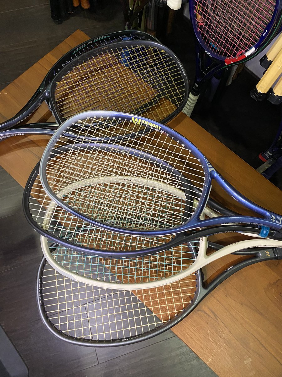All_That_Racket's tweet photo. IMHO @yonex_tennis of the 90s… @yonex_com RQ Widebody IPS series with its iconic rectangular shaped head popularised by tennis legends &amp; multiple slam winners @MonicaSeles10s @TheRealPatCash @Martina #yonex #yonextennis #monicaseles #martinanavratilova #patcash #allthatracket https://t.co/i0TKN6iV4P