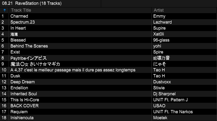 deswide's tweet photo. Setlist for RaveStation! Psytribe and Frenchcore!
Amazing event as always, really happy I got to play, also big ups to @real_dix for the great visuals he did for my set!
#RSN005 https://t.co/hRTkl3FNZ7