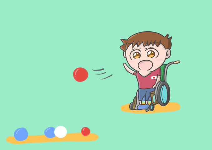 ボッチャのtwitterイラスト検索結果