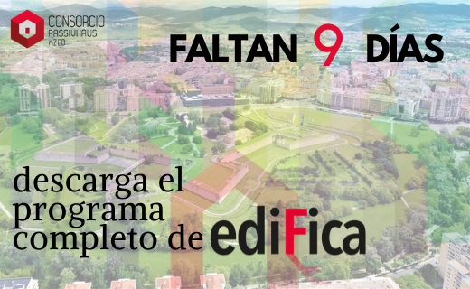 📢¡EMPIEZA LA CUENTA ATRÁS!📢

➡️Faltan 9 días para #ediFica21, ¿te lo vas a perder?

👉Descarga el programa completo aquí: bit.ly/3D5UB23

#ECCN #nZEB #Passivhaus #ConstrucciónSostenible