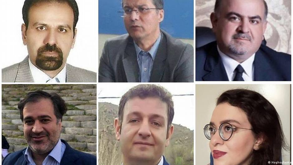 چند وکیل در خیال استفاده از اندک ظرفیت‌های قانون در ج.ا بودند تا آمر و عاملان کشتار جمعی را درمطالبه‌ای عمومی مورد پرسش قرار دهند.امنیتی‌ها حتا اجازه‌ی چنین تخیلی را ندادند و پیش از هر اقدامی دستگیرشان کردند. #آرش_کیخسروی،#مصطفی_نیلی، #مهدی_محمودیان،#محمدرضا_فقیهی، #مریم_فراافراز
