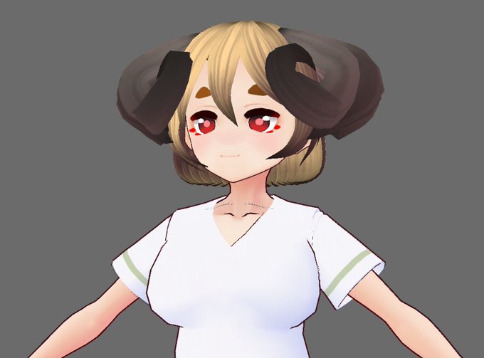 vrchat用にvroidで作った、とりあえずこれで歩ける
改変はこの後にもりもりしていけばいいかな・・・! 