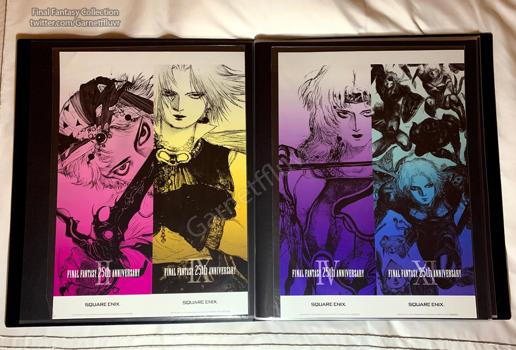 Garnet Another Favorite From My Collection Complete Set Of The Finalfantasy 25th Anniversary Exhibition And Quiz Rally Posters Yoshitaka Amano S Art Is Just Stunning ファイナルファンタジー 生誕25周年記念 展 東急線 クイズラリー
