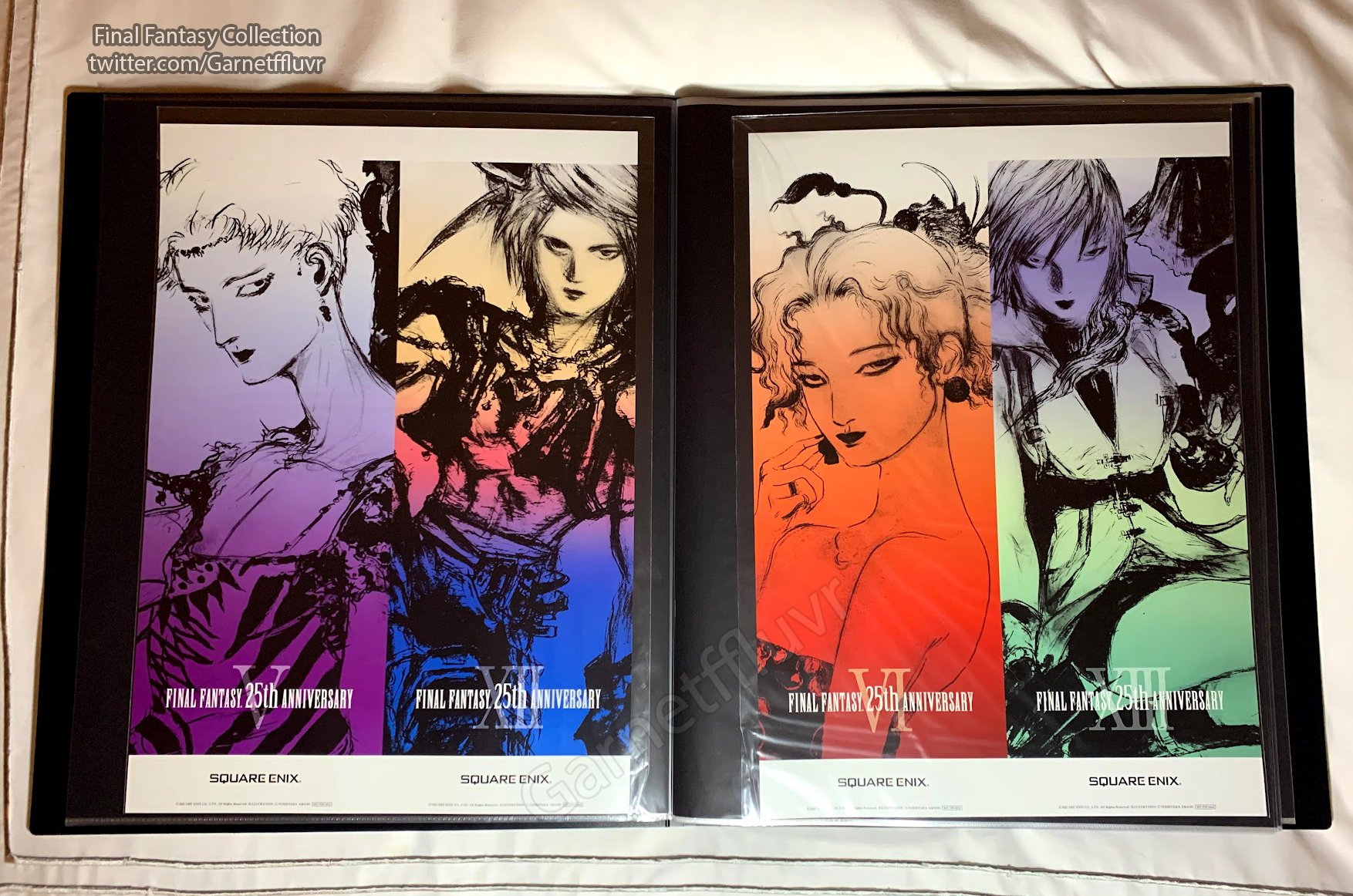 Garnet Another Favorite From My Collection Complete Set Of The Finalfantasy 25th Anniversary Exhibition And Quiz Rally Posters Yoshitaka Amano S Art Is Just Stunning ファイナルファンタジー 生誕25周年記念 展 東急線 クイズラリー