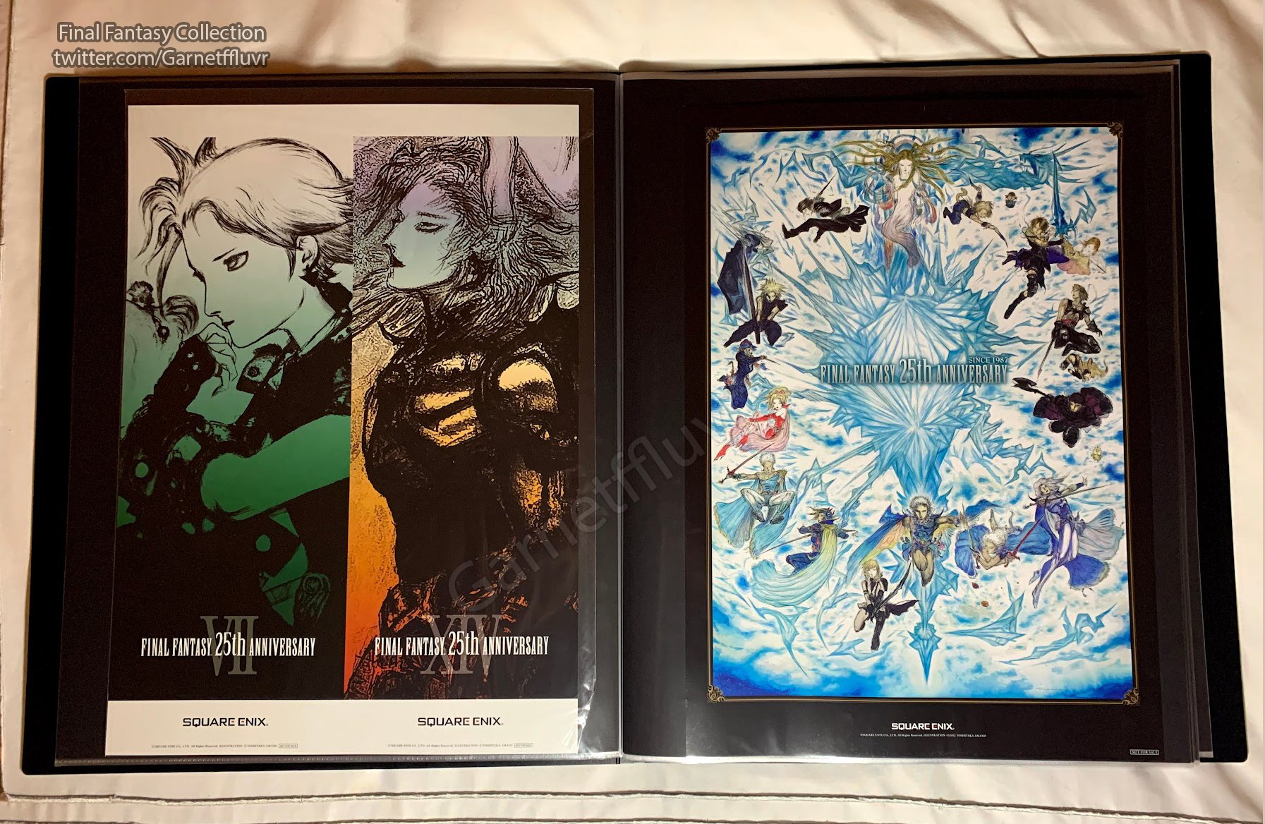 Garnet Another Favorite From My Collection Complete Set Of The Finalfantasy 25th Anniversary Exhibition And Quiz Rally Posters Yoshitaka Amano S Art Is Just Stunning ファイナルファンタジー 生誕25周年記念 展 東急線 クイズラリー