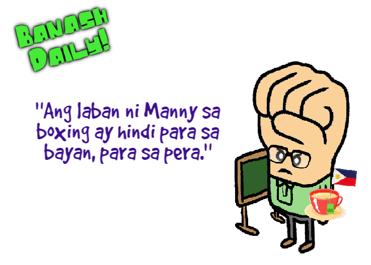 TitoTok88's tweet photo. Hindi niyo kami masisi kung bakit mas natuwa kami na natalo si Pacman dahil mula nang pumasok siya sa pulitika hindi na siya ang pambansang kamao, bagkus pambansang gago. Bigot na totoo! #BanashDailyQuote https://t.co/IAx1HeE2E8
