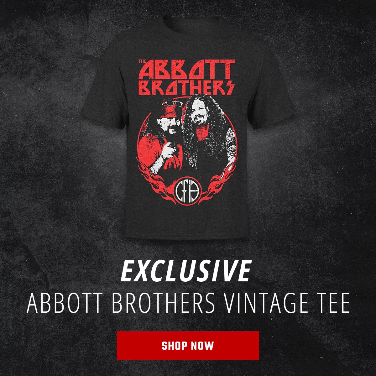 The first Abbott Brothers shirt live in Vinnie’s online store! 🙌🤘🤘 Grab yours here: smarturl.it/VPstore