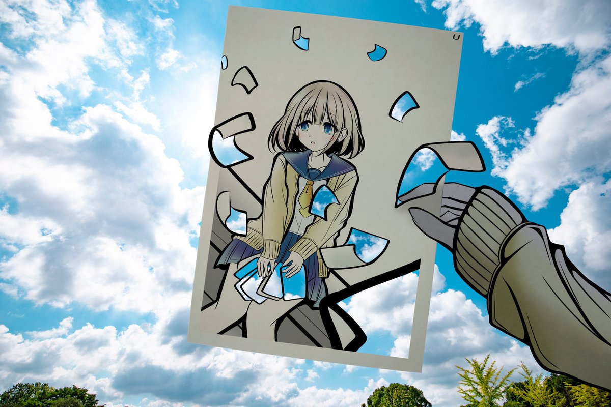 芹沢あさひ 「#ド直球に言いますがフォローしてください
趣味で絵を描いたり、写真撮ったりしてま」|古鉄@ニコ超両日行きますのイラスト