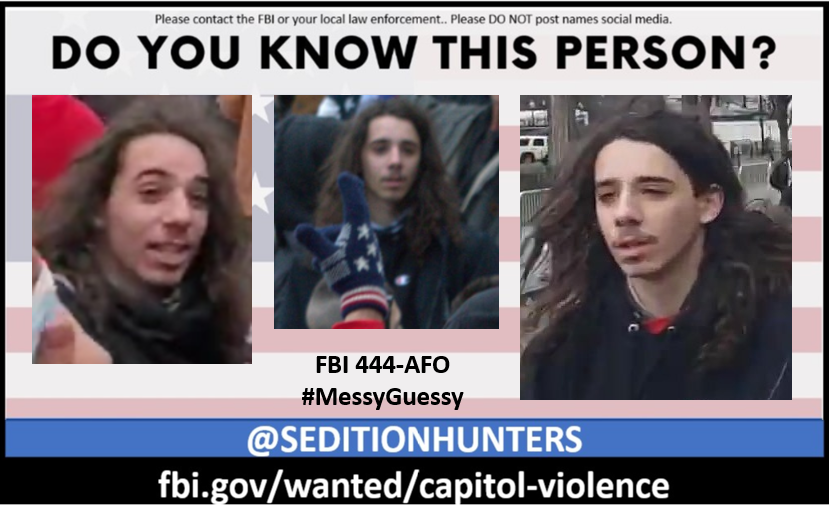 SeditionHunters's tweet photo. Correcting mistake on FBI # Please share across all platforms. Do you Know this person?? Please contact the FBI with 444-AFO Please do not post names on social media #CanePapi #DCRiot #CapitolRiot https://t.co/FsOVkC822L