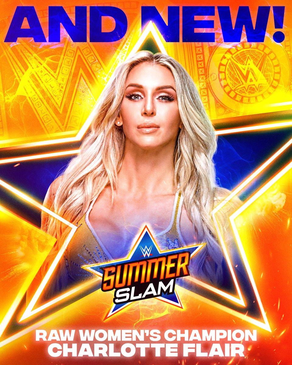 WWE's tweet photo. QUEEN'S DOZEN.

@MsCharlotteWWE is your NEW #WWERaw #WomensChampion! #SummerSlam https://t.co/0PeTpuYWyg