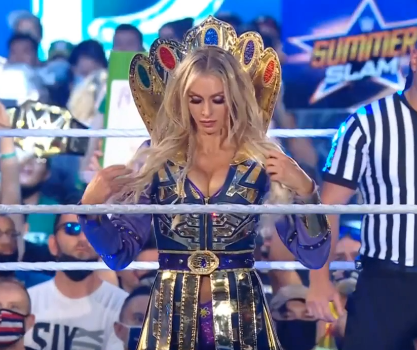 تويتر \ Súper-Ficción على تويتر: "🤟 Un poco de Marvel en #SummerSlam con el atuendo de Charlotte Flair inspirado en Thanos y su guantelete del infinito. 👀 https://t.co/e5wufuKHR4"