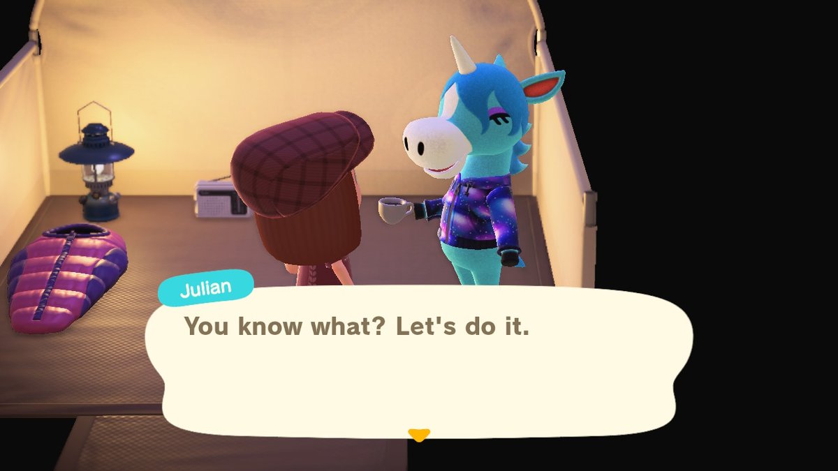 Jamie72924232's tweet photo. YESSSSSS!! Julian is going to be my neighbour!!!! SO HAPPY!!!
#AnimalCrossing #ACNH #NintendoSwitch https://t.co/Xv69ACLkO7