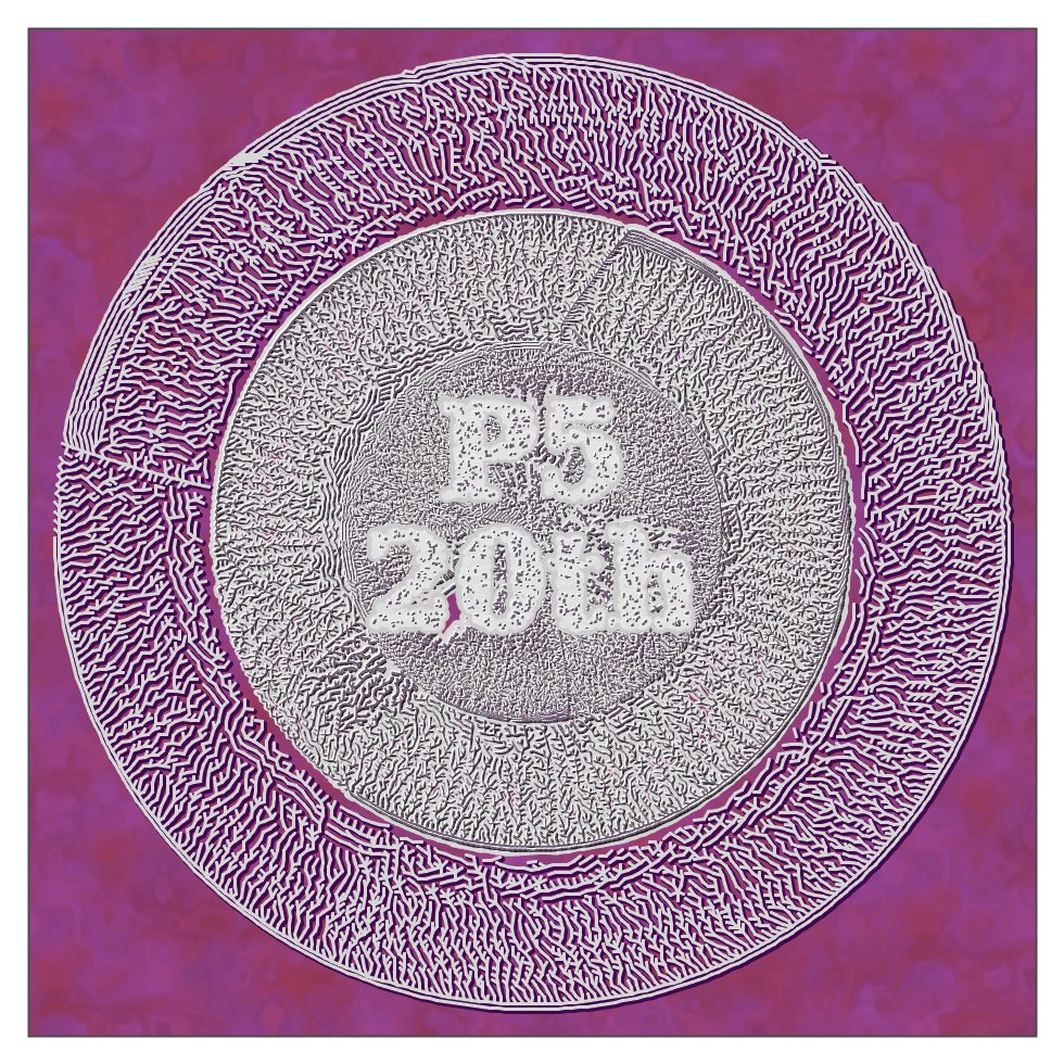 deconbatch's tweet image. 🎊Processing 20th Anniversary🎉
The sugar candy on the berry source. 🍭
#pchj06 #pcd2021cake #processing