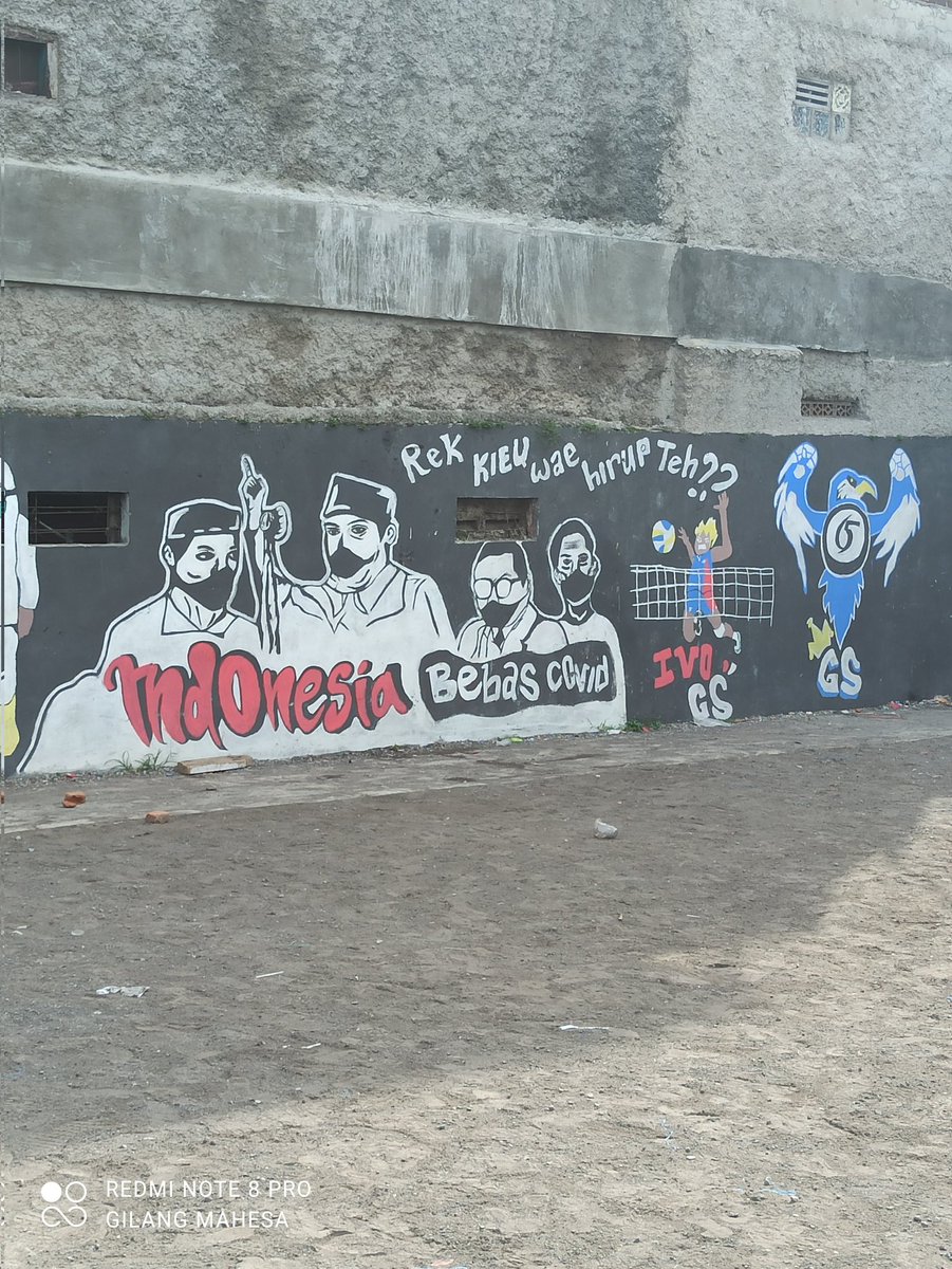 giIangmahesa's tweet photo. Pas lagi #LulumpatRun bertemu mural ini , semangat! https://t.co/VCCMiGje9z