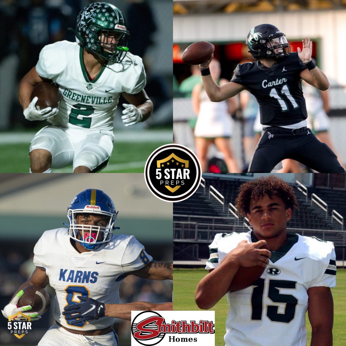⭐️🚨⭐️🚨⭐️🚨⭐️🚨⭐️🚨

5SP/Smithbilt PLAYER OF THE WEEK

Vote at 5StarPreps.com until NOON on THURSDAY. 

Candidates ⬇️⬇️
⭐️ Mason Gudger (Greeneville)
⭐️ Chandler Wilson (Carter)
⭐️ Dakota Waldo (Rockwood)
⭐️ DeSean Bishop (Karns)