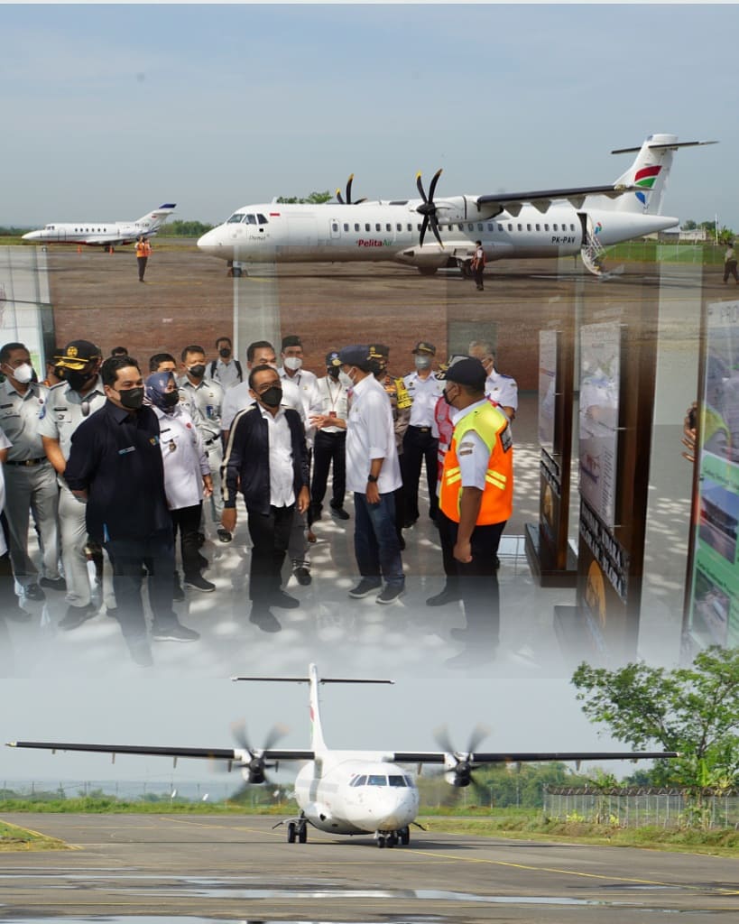 AriefRohman_838's tweet photo. 3 PESAWAT MENDARAT
Selamat datang, sugeng rawuh di Kabupaten Blora kepada Bpk Menteri Sekretaris Negara #Pratikno, Menteri Perhubungan @BudiKaryaS, Menteri BUMN @erickthohir, dan tim. 

#AriefRohman #MasArief #Blora #mBloraniBanget #SesarenganmBangunBLora https://t.co/BX2skOTzB8