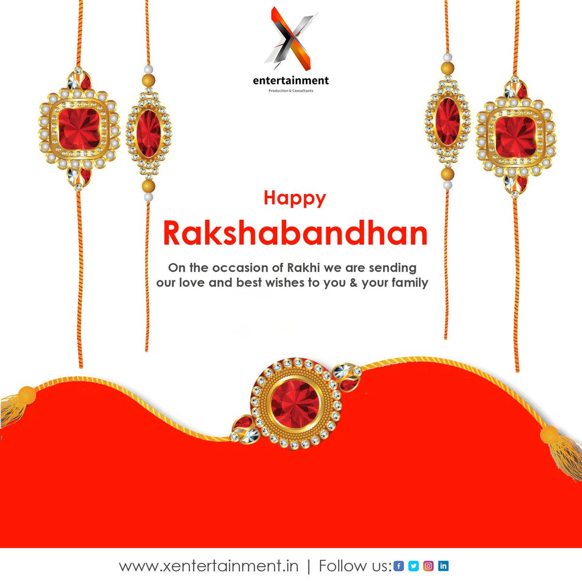 x_entertainmen's tweet photo. On the occasion of Rakshabandhan, we are sending our love and best wishes to you &amp; your family!!! 💐💐💐

#RakshaBandhan #rakshabandhan2021 #RakshaBandhanGifts #Xentertainment🎀🎀
https://t.co/MQm9l7vEyy https://t.co/BKdfGM0rpD