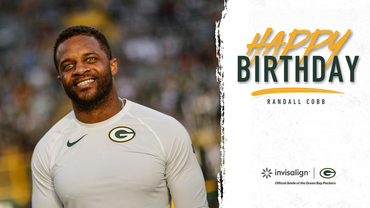 RETWEET to wish <a href="/rcobb18/">Randall Cobb</a> a happy birthday! 🥳

#GoPackGo | #WinningSmiles