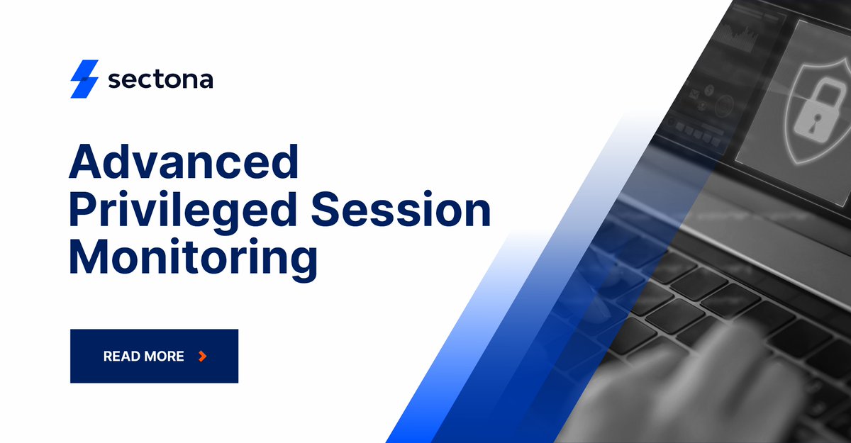 SectonaTech's tweet image. &quot;Improve visibility around privileged user activities with intelligent risk-profiling, behavioral &amp;amp; context-based logs.&quot; Learn more ow.ly/LsBe50FO1uY

#solutionbrief #privilegedsessionmonitoring