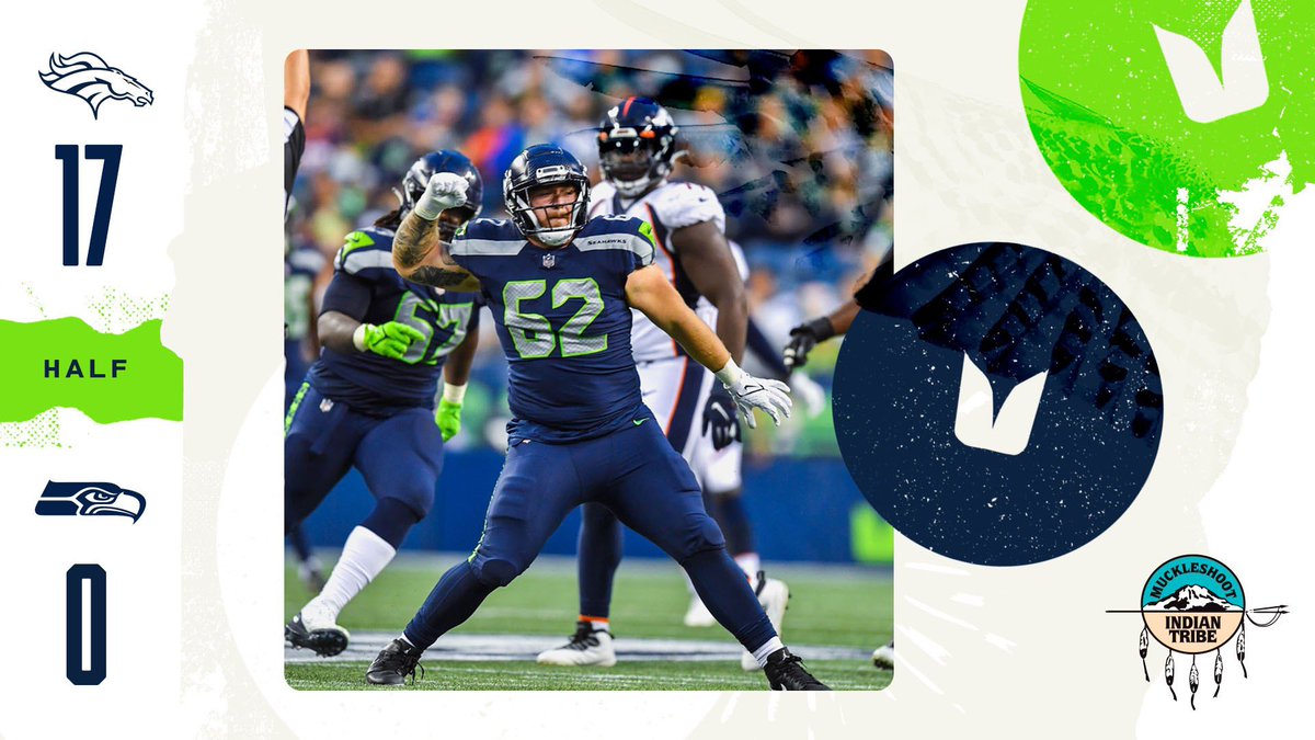 Halftime. ⏳

#GoHawks x #DENvsSEA