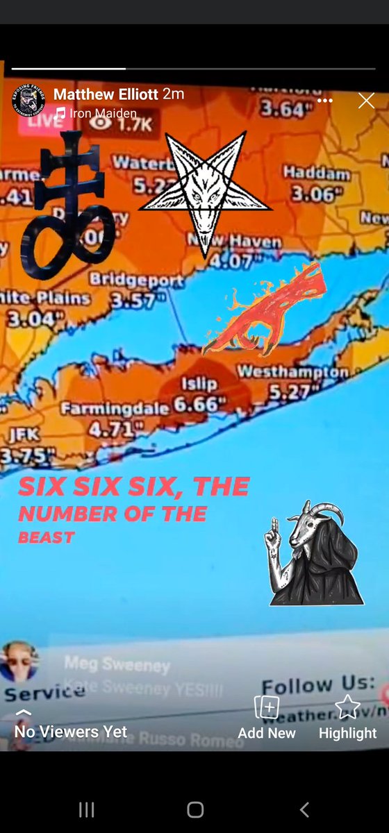 Welp we all what area I live in 😈
Hail Satan! In all seriousness I hope everyone is safe and sound!