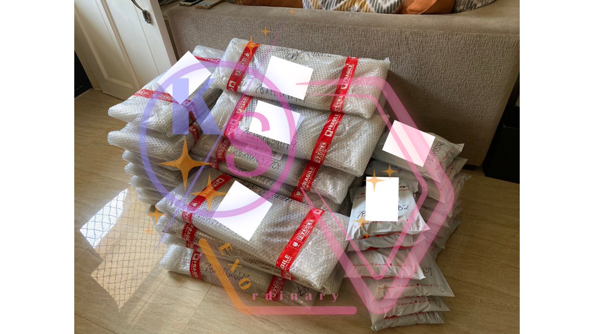 EXOrdinary_KS's tweet photo. #EXOrdinary_Updates 

First batch of parcels for D.O.’s Empathy album PH GO will be picked up today~! ☺️💗 All items na naka-sched na for pick up sa Sh0pee ay kasama dito~ ☺️💗 https://t.co/HzAFnIcgSY
