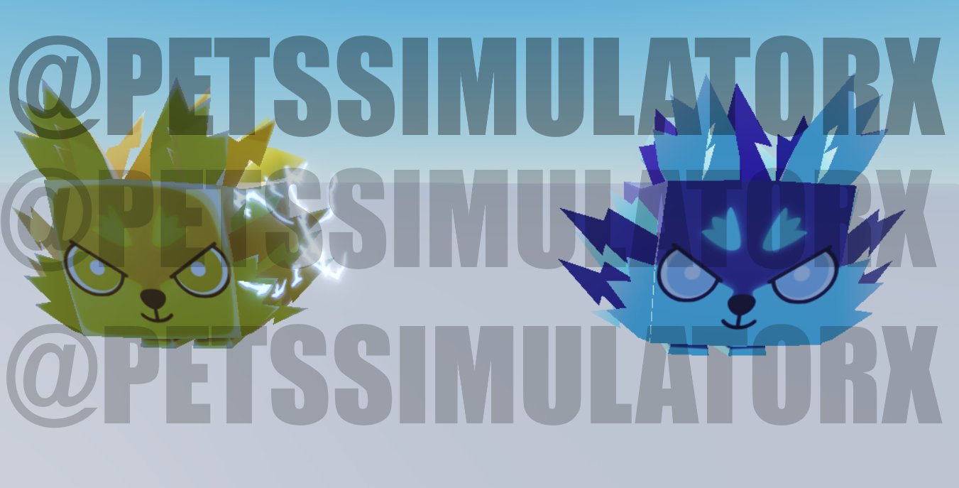 RBXG Leaks Pet Simulator X Leaks & More 💧 on Twitter "Storm wolf