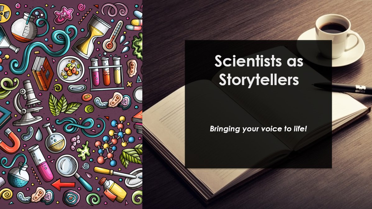 Thanks for having me #ReclaimingSTEM2021! Loved facilitating the Scientists as Storytellers workshop and the interactions! ✨ Our world needs more writers, including those in science &amp; the best writing advice I ever got was just start! #SciComm #WritingCommunity #AcademicTwitter
