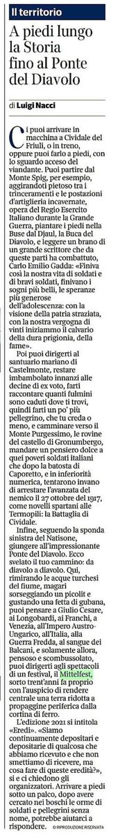 Mittelfest's tweet photo. L’esperienza #FVGlive di #CividaledelFriuli attraverso #Mittelfest raccontata da Luigi Nacci sul @Corriere, grazie! https://t.co/4dXlDCGiR4