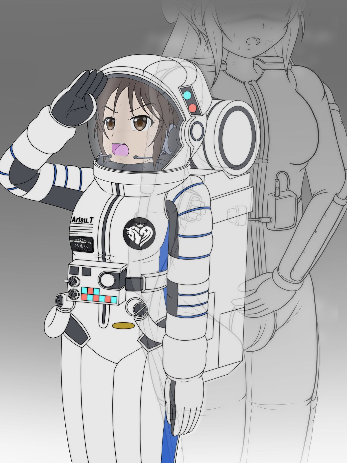Kit どんなにキリっとした宇宙服少女も厚手仕様であれば内側には着るもの着ているんだろうなぁ ってロマンだよね T Co B9hmyadcgz Twitter