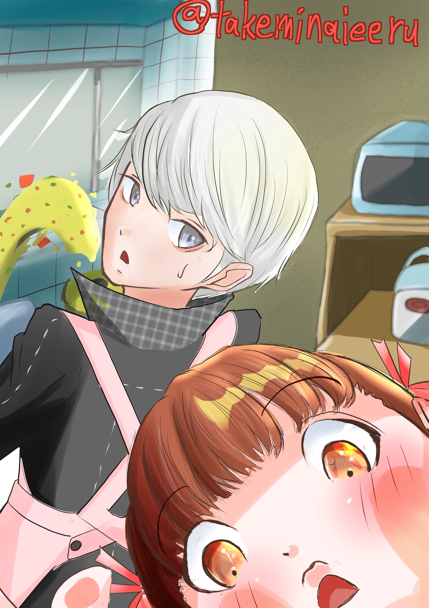 アンド Skeb募集中 ペルソナ4 堂島菜々子 番長初描き描き T Co Hymd8fd1iq Twitter