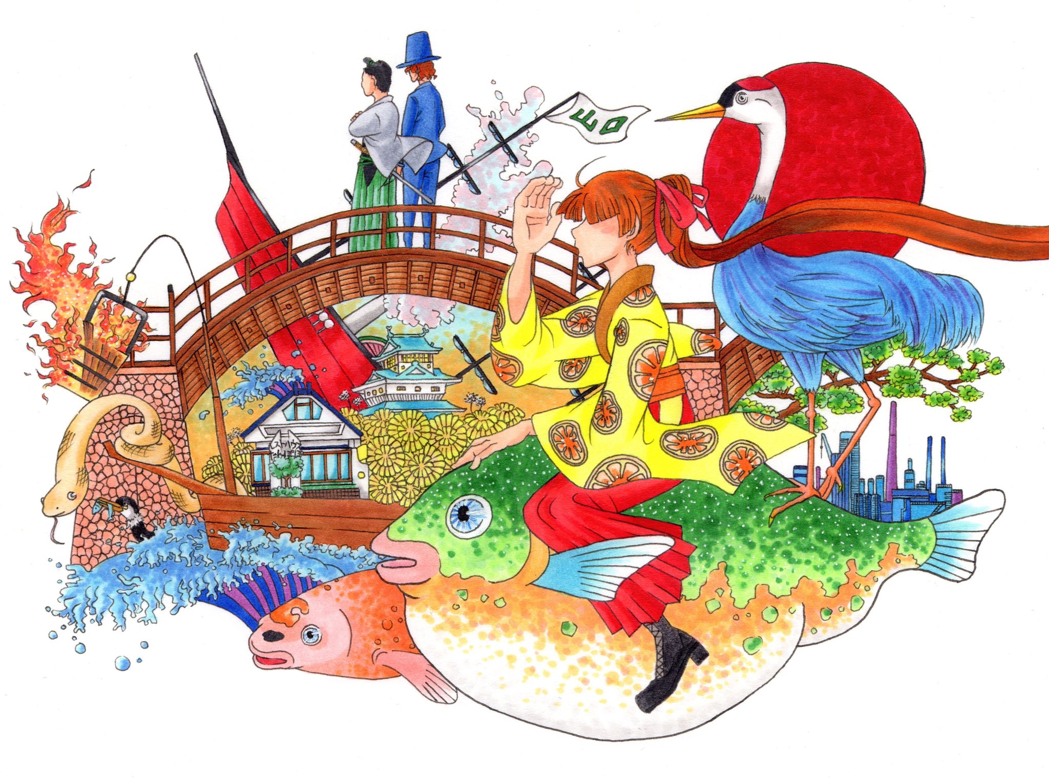 藤森愛 I Fujimori It Is Komeda 年制作 コメダリストとしてやっぱりコメダ珈琲店をテーマに描きたい ということで2度目の It Is ジャケットイラスト でもお墨付きをいただけたので名前を It Is Komeda に変えました 左側にいるのはコメダの