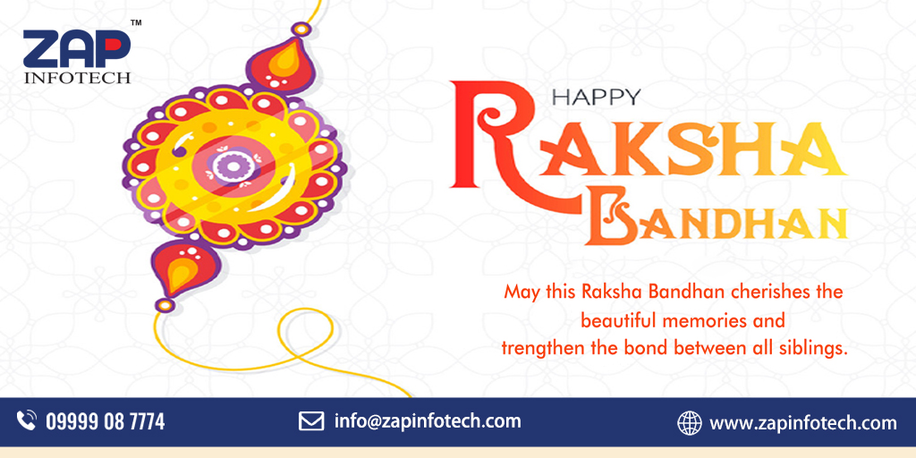 zap_infotech's tweet image. Zap Infotech wishes you all a Very Happy Raksha Badhan!!
#RakshaBandhan2021 #zapinfotech #itcompany #RakshaBandhan