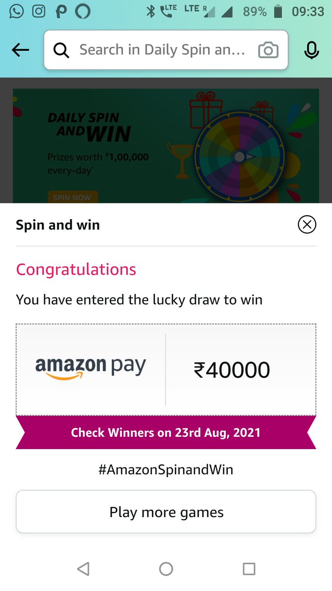 AbhineyK's tweet photo. #AmazonSpinandWin @amazonIN  
.
.
.
 https://t.co/3qlWU306ZT https://t.co/WP4G8SJluF