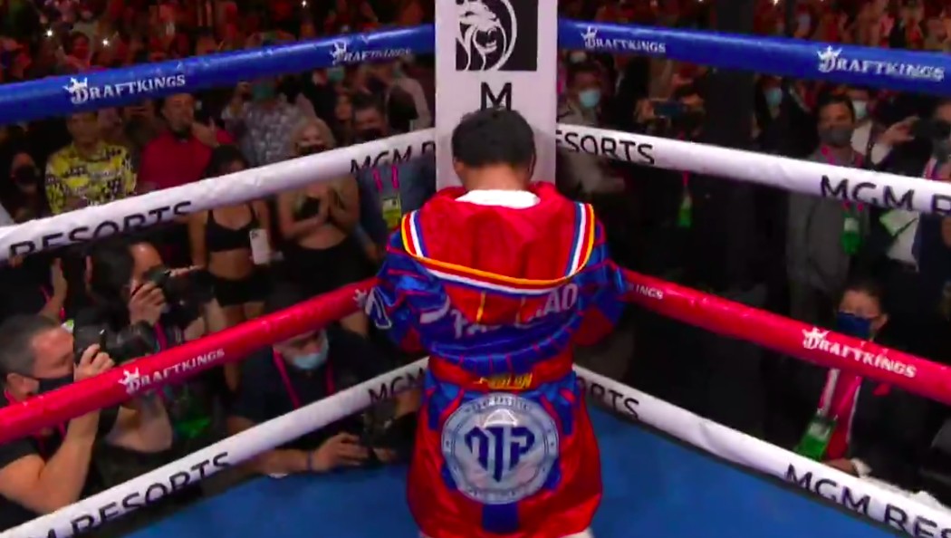 enjoyGLOBE's tweet photo. The People's Champ PacMan on the blue corner, and 54 Milagros on the red corner.
Keep your eyes peeled as it's about to get heated. ๐ฅ #PacquiaoUgas #AtinAngMundo #AtinAngLaban https://t.co/ksb4E2V9un