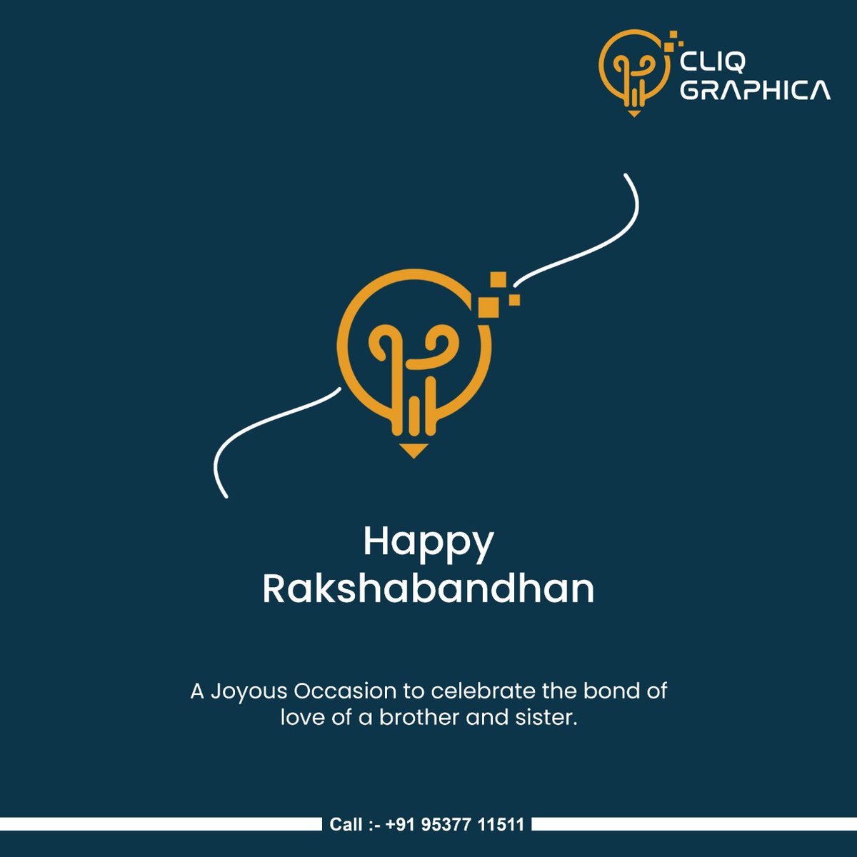 CliqGraphica's tweet image. Happy Rakshabandhan
#happy #rakshabandhan #brother #sister #love #care #respect #endlessfight #endlesslove #bhai #branding #advertingagency #advertising #socialmedia #graphicdesign #brandpromotion #creativedesign #ceramic #morbi #india