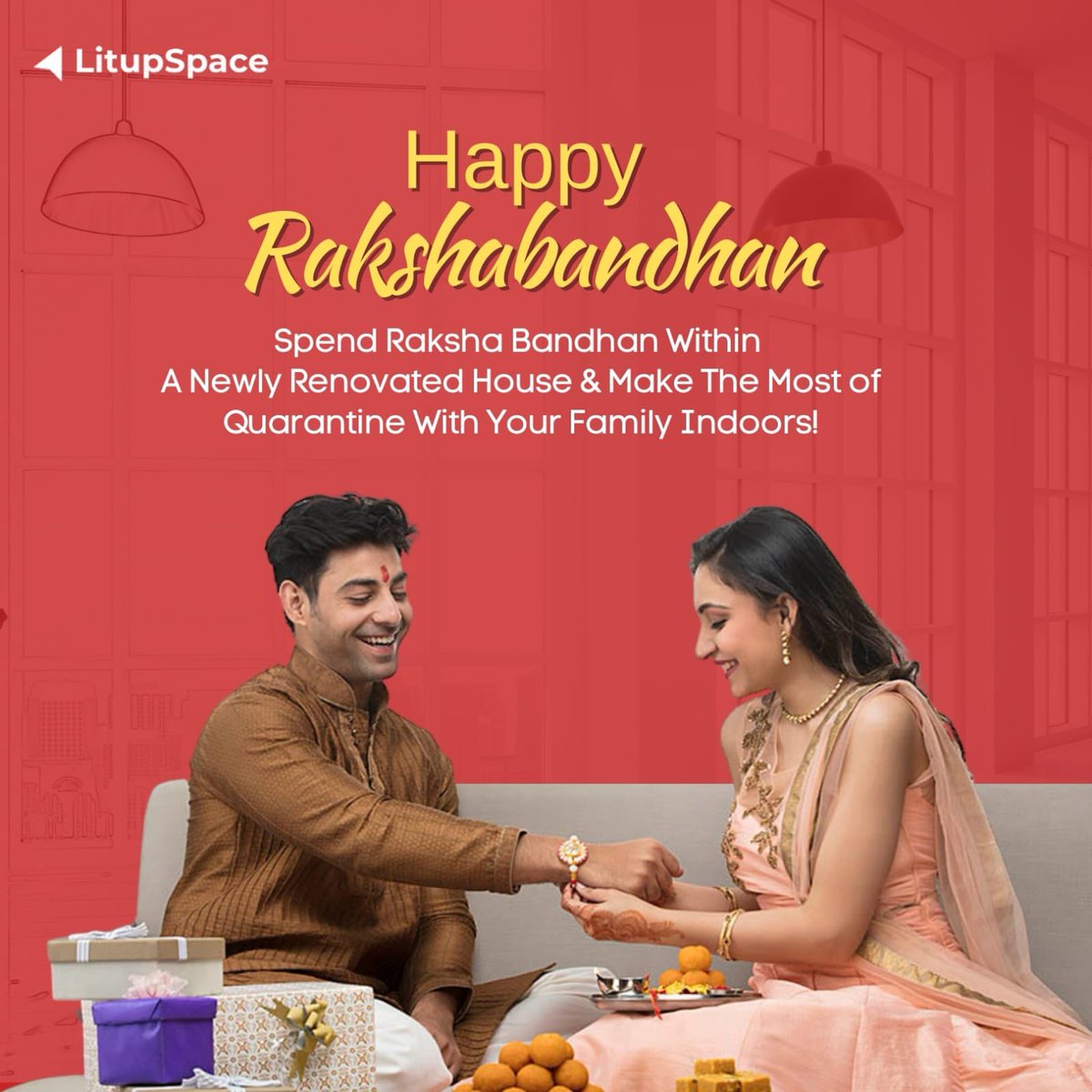 litupspace's tweet image. Happy Raksha Bandhan from the Litupspace team! 

#renovation #remodelling #renovate #remodel #interiordesign #litupspace #bangalore #design #furniture #homedecor #kitchendesign