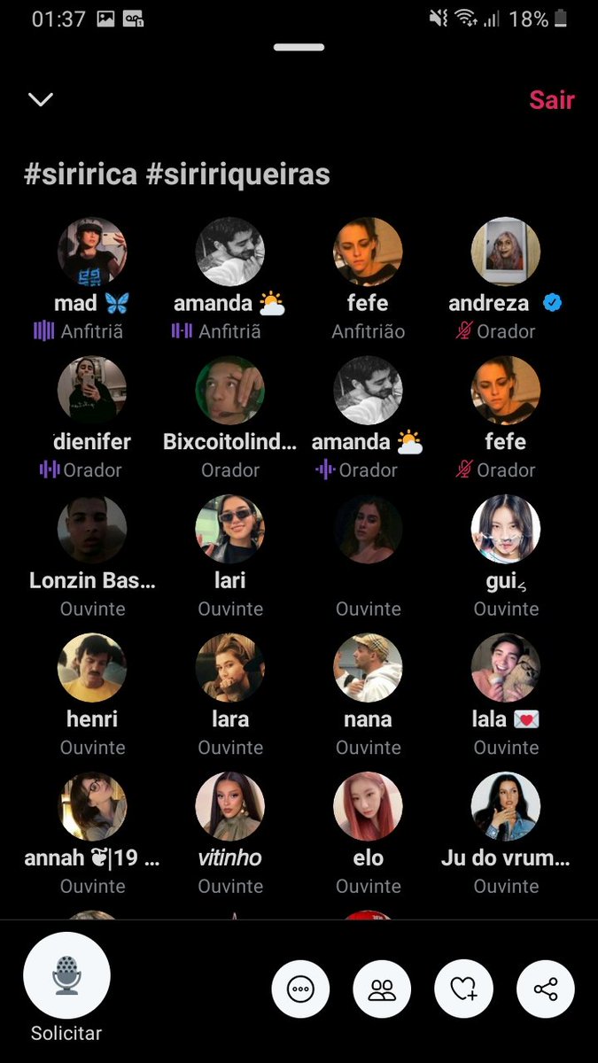 #Siririqueiras hashtag on Twitter
