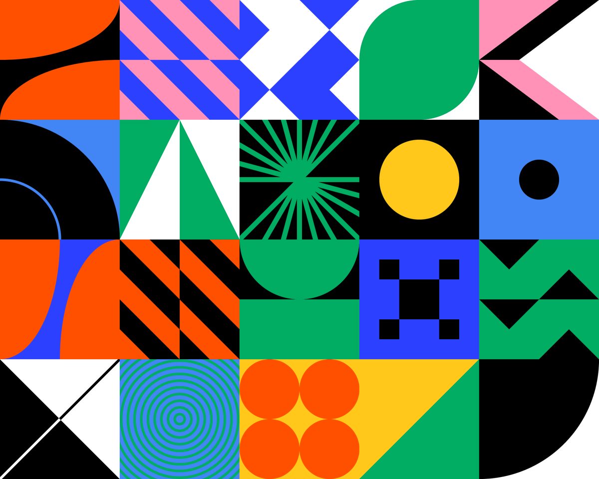 Normformart's tweet photo. Playground 
Dealing with patterns is very similar to playing with puzzles, piece by piece you assemble the image and just wonder what the result will be.
#normform #pattern #geometric #generativeart  #abstractart #creativecoding #modernart #colorform https://t.co/rlaYNcz5Mi