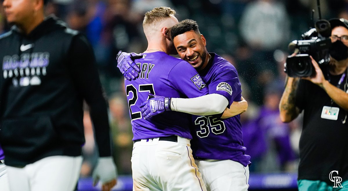 Rockies's tweet photo. #WalkOffFaces https://t.co/HMS50jcGOC
