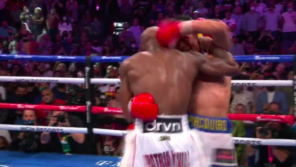 enjoyGLOBE's tweet photo. And there you have it, your WBA Super Welterweight Champion, Yordenis Ugรกs! Congratulations for winning the match against The Legend. ๐ฅ #PacquiaoUgas #AtinAngMundo #AtinAngLaban https://t.co/mCpfgwj3Ol